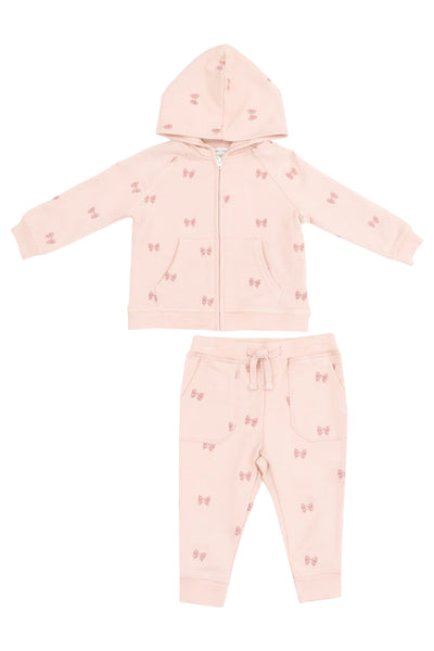 Angel Dear - Bows French Terry Hoodie and Jogger