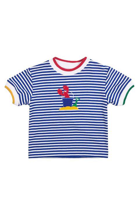 Florence Eiseman - Lobster & Sand Toys Stripe T-Shirt