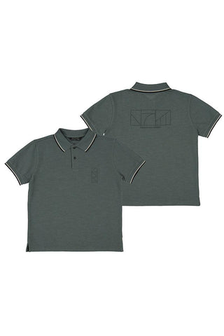 S/S Polo Shirt Eucalyptus