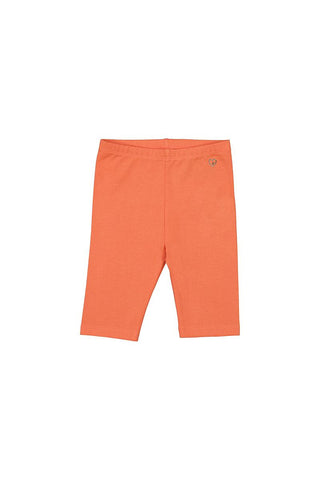 Carrot Orange Capri Leggings