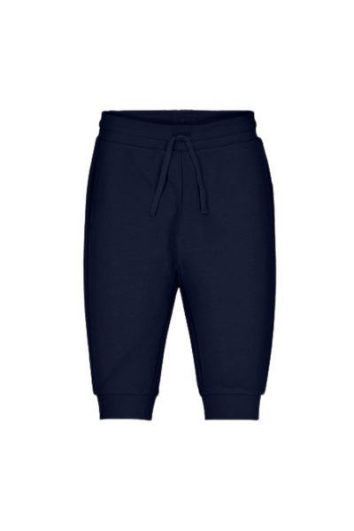 Blue Basic Cuffed Fleece Trousers