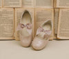 Amelia Bow Flat - Patent Taupe