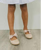 Amelia Bow Flat - Patent Taupe