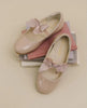 Amelia Bow Flat - Patent Taupe