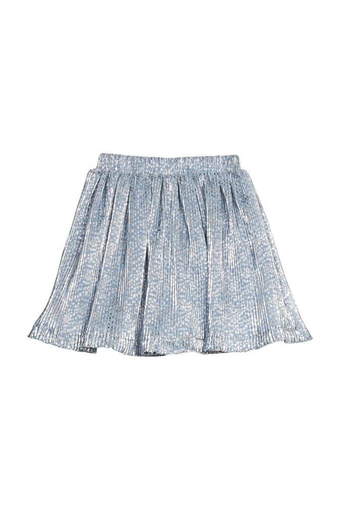 Crinkle Skort - Blue Crinkle Stars