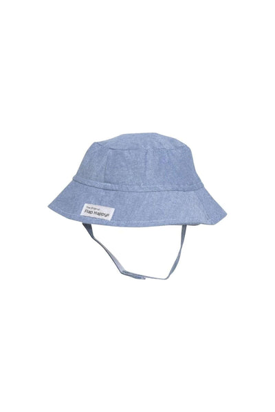 Flap Happy - UPF 50 Bucket Sun Hat - Denim