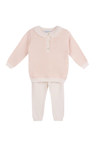 Feltman Brothers - Pink Chevron Knit Set