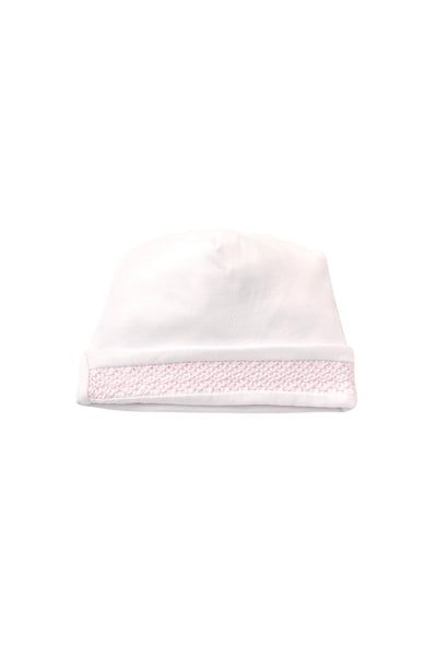 Kissy Kissy - Charmed Smocked White/Pink Hat
