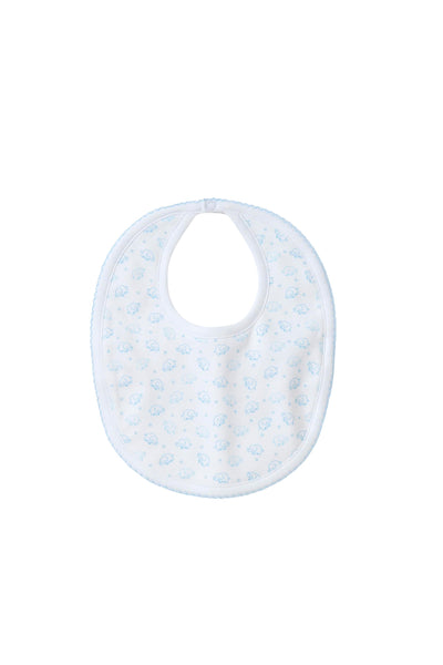 Kissy Kissy - Ele-Fun Light Blue Bib