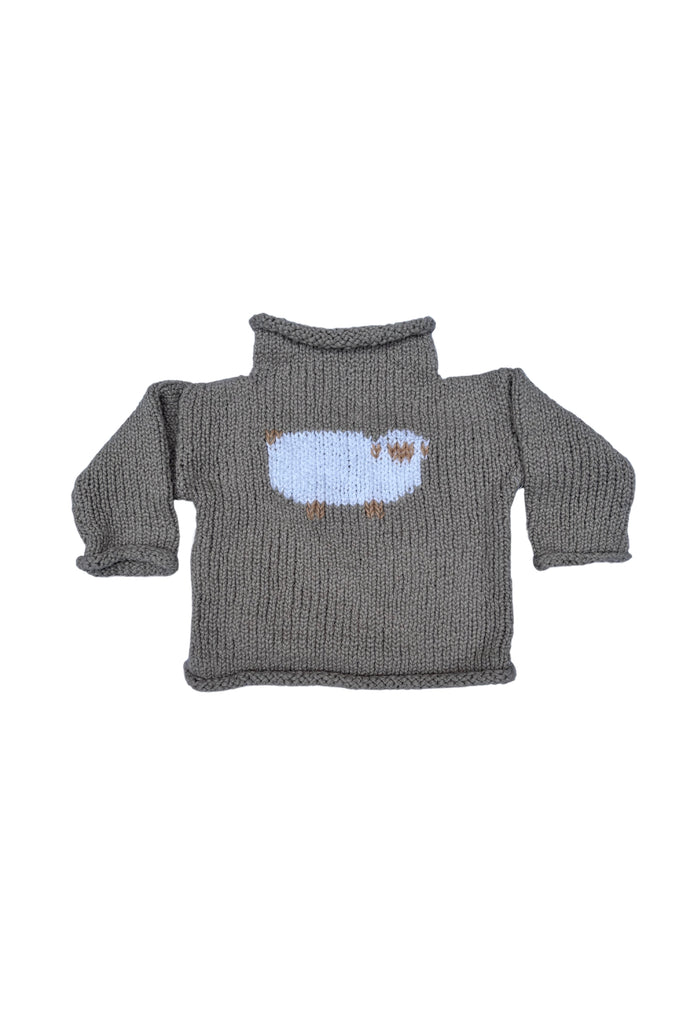 Hearthside - Lamb Motif Sweater Gray