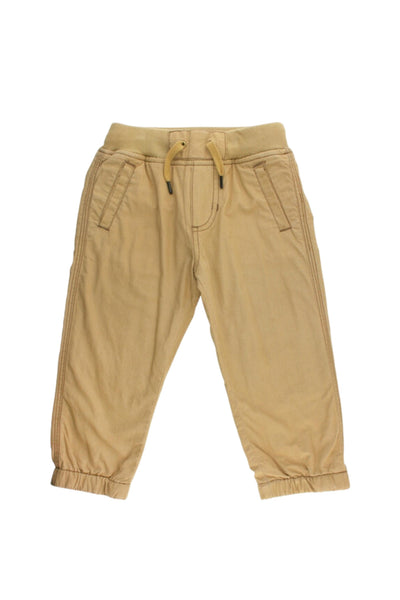 Khaki Chino Jogger Pants