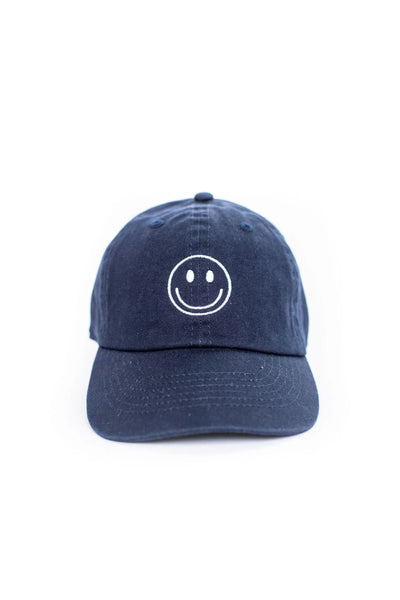 Rey To Z - Smiley Face Navy Blue Hat