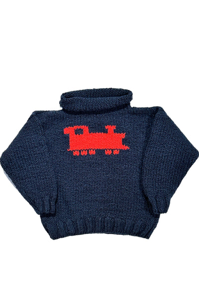 Hearthside - Cute Train Motif Sweater