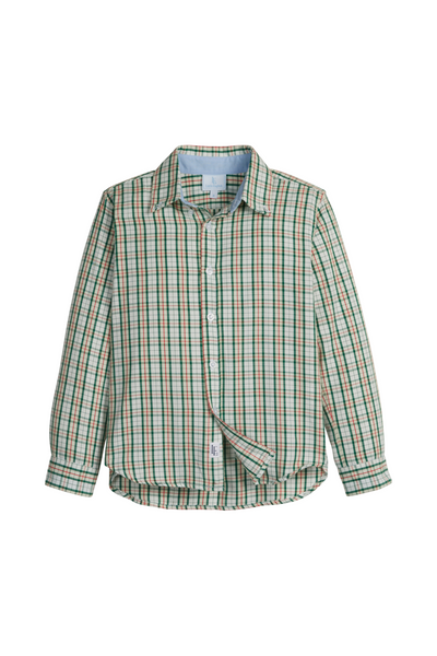 Little English - Mistletoe Tartan Button Down Shirt