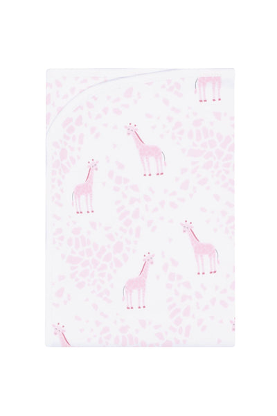 Nellapima - Pink Giraffe Print Blanket
