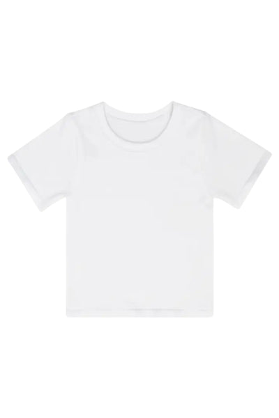 Iscream - White Ribbed Short Sleeve Shirt