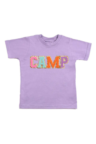 Sweet Wink - Lavender "Camp" Patch Short Sleeve T-Shirt