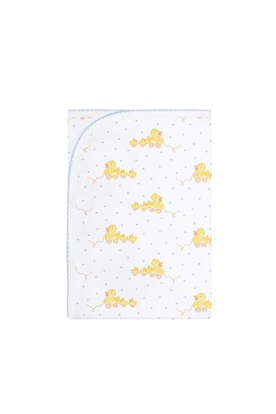 Nellapima - Blue Ducks Print Blanket