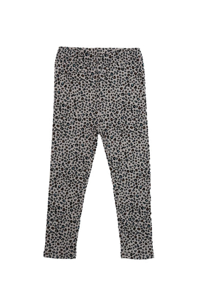 Petite Hailey - Stretch Play Leggings Gray Leopard