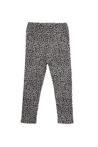 Petite Hailey - Stretch Play Leggings Gray Leopard