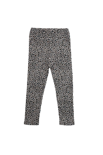Petite Hailey - Stretch Play Leggings Gray Leopard